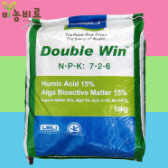 더블윈 10kg- 퇴비대신사용 유기질비료 가스피해없음 밑거름 배추 고추 코리아아그로