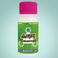 코리아아그로 스티커 100ml - 침투확산제 전착제 약흔감소 약효증진 영양제의효과증진
