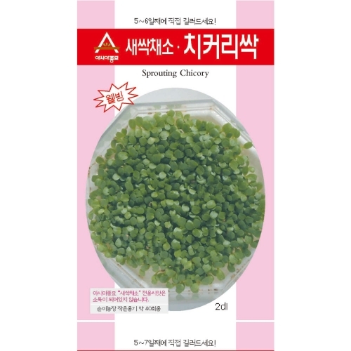 (아시아종묘/새싹종자씨앗) 치커리싹(30g)