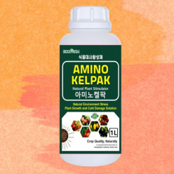 에코팜 아미노켈팍 1L 해조추출물 아미노산 식물생장조절 고온장애 냉해예방