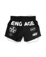 [인게이지] Engage Billboard 2-in-1 Fight Shorts - Black