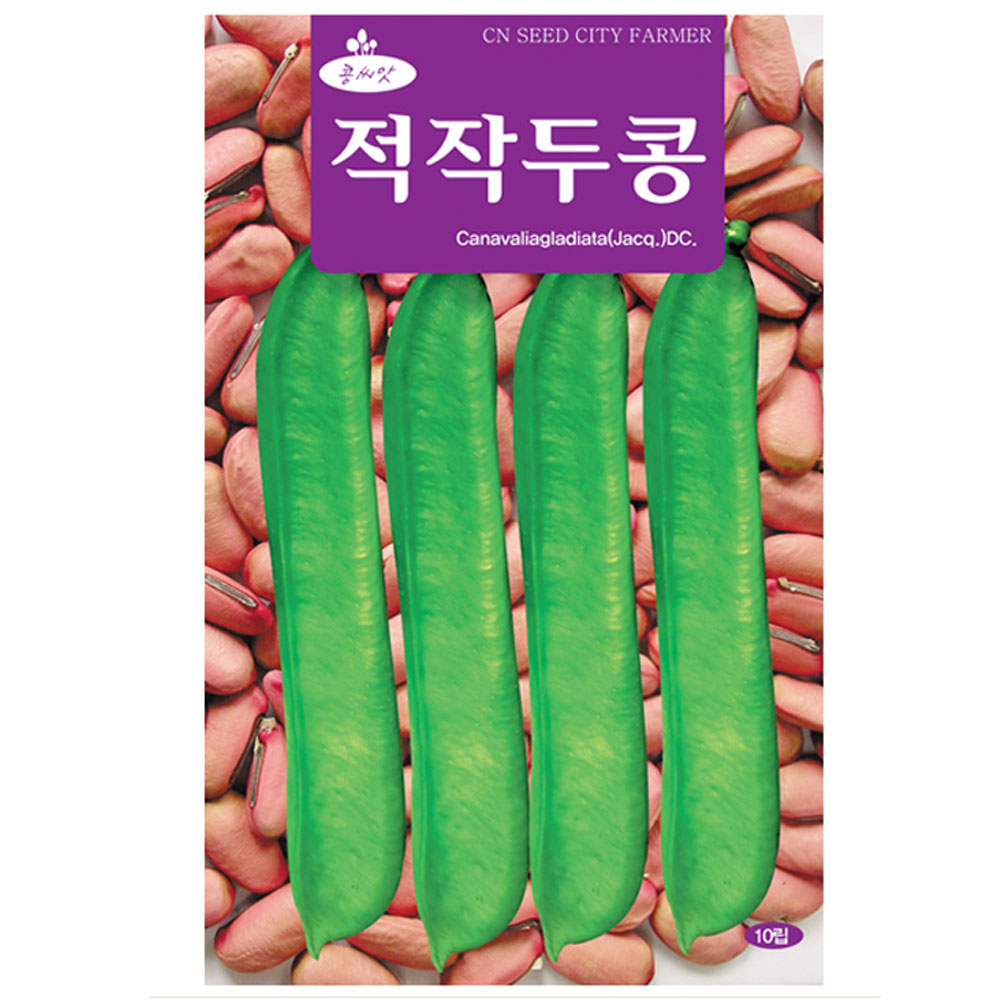 청농 적 작두콩 씨앗 10립 작두콩씨 덩굴성 종자