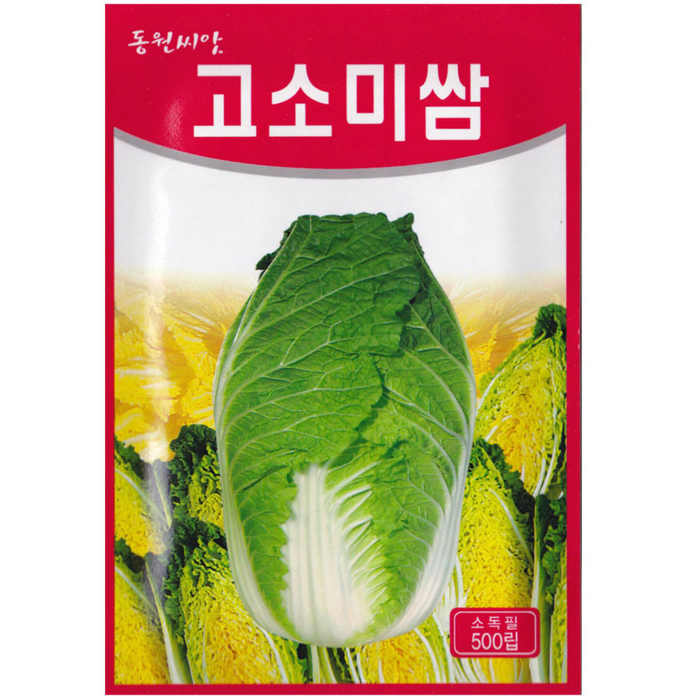 고소미 쌈배추 씨앗 500립 알배기 배추씨 종자