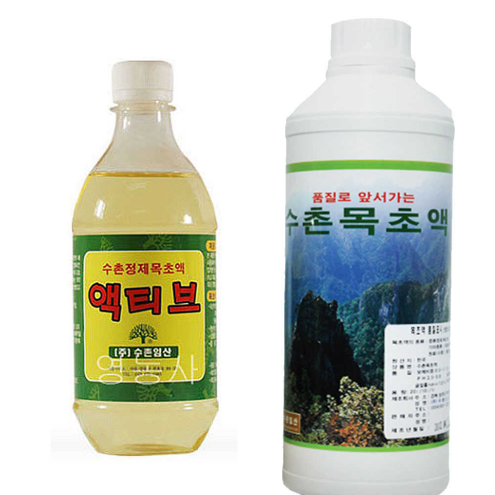 영농사 목초액 500ml 식물영양제 관리제 텃밭 주말농장