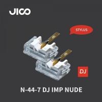 [블프행사] JICO(지코) 스타일러스 N-44-7 DJ NUDE팁(SHURE N-44-7 스타일러스복각, M44-7 카트리지 호환, DJ용)(2개입)