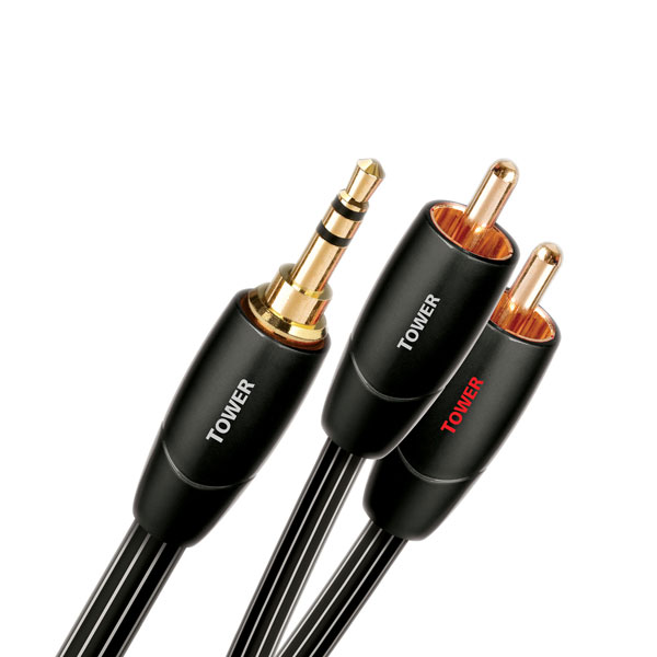 AUDIOQUEST(오디오퀘스트) Tower(타워) 인터케이블(Y케이블/3.5mm-RCA/J2P/1M)