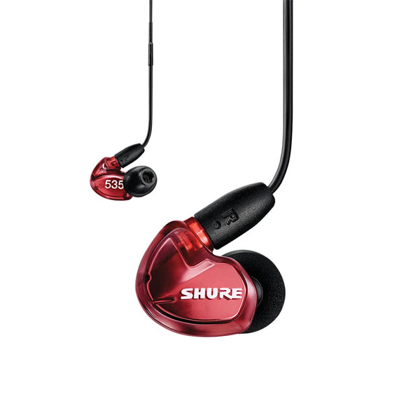 SHURE(슈어) SE535LTD+UNI 스페셜에디션(레드)