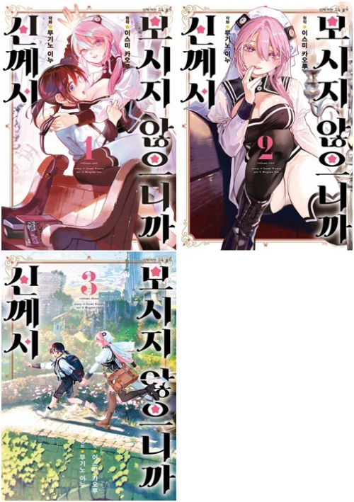 신께서 보시지 않으니까 전권 1 - 3권 만화책 디앤씨미디어