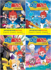 어스플러스 전권 1 - 4권 초등 학습만화책 스튜디오프랜쥴