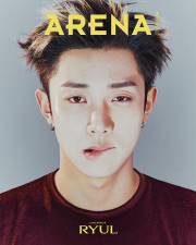아레나 5월호 표지 : 롱샷 LNGSHOT RYUL D형 Arena Homme+ 잡지