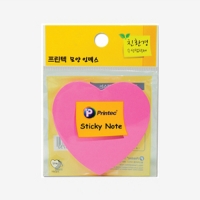 스티키노트(포스트잇)/모양스티키노트/DI010/하트