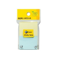 스티키노트(포스트잇)/5138YB/파스텔 노랑,파랑