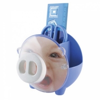 데스크 정리함(펜/연필꽂이) - 돼지(디자인&색상랜덤)