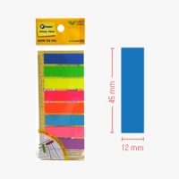 스티키노트(포스트잇)/FI020/필름인덱스8색/45mm x 12mm