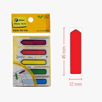 스티키노트(포스트잇)/FI010/필름인덱스5색/45mm x 12mm
