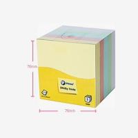 스티키노트(포스트잇) A7676M 파스텔5색
