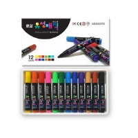 유성매직/12색(신형)/무독성/지함케이스/문교