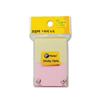[마트용문구류]스티키노트(포스트잇)/5138YP/파스텔 노랑,핑크