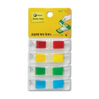 [마트용문구류]스티키노트/FI060 팝업플래그/디스펜서형/45*12mm/4색 각35매 *10세트
