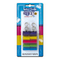 [마트/편의점 문구용품] 더블크립세트/중/10개입/18개 단위