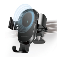 [코시] 15W 무선충전 앞쏠림 방지 중력 거치대(송풍구)