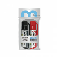 오일매직 사각촉 8mm 2개입 흑적/문화