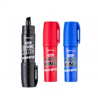 매직킹 유성매직(흑) 8mm 2P/라인플러스