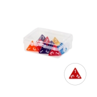 [4면체주사위 10개 세트] 숫자주사위/다면체주사위/보드게임/다각형/색상랜덤