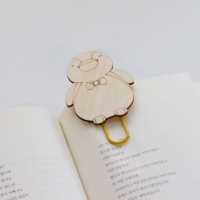 펭귄 DIY 북클립 북마크 대형클립 20가지 캐릭터 우드 식물 나무 책갈피 만들기