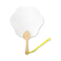 무지 종이 꽃부채(소) 그리기 재료 미술교재용 14*20cm