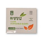 더오늘 비닐위생장갑 200개 일회용