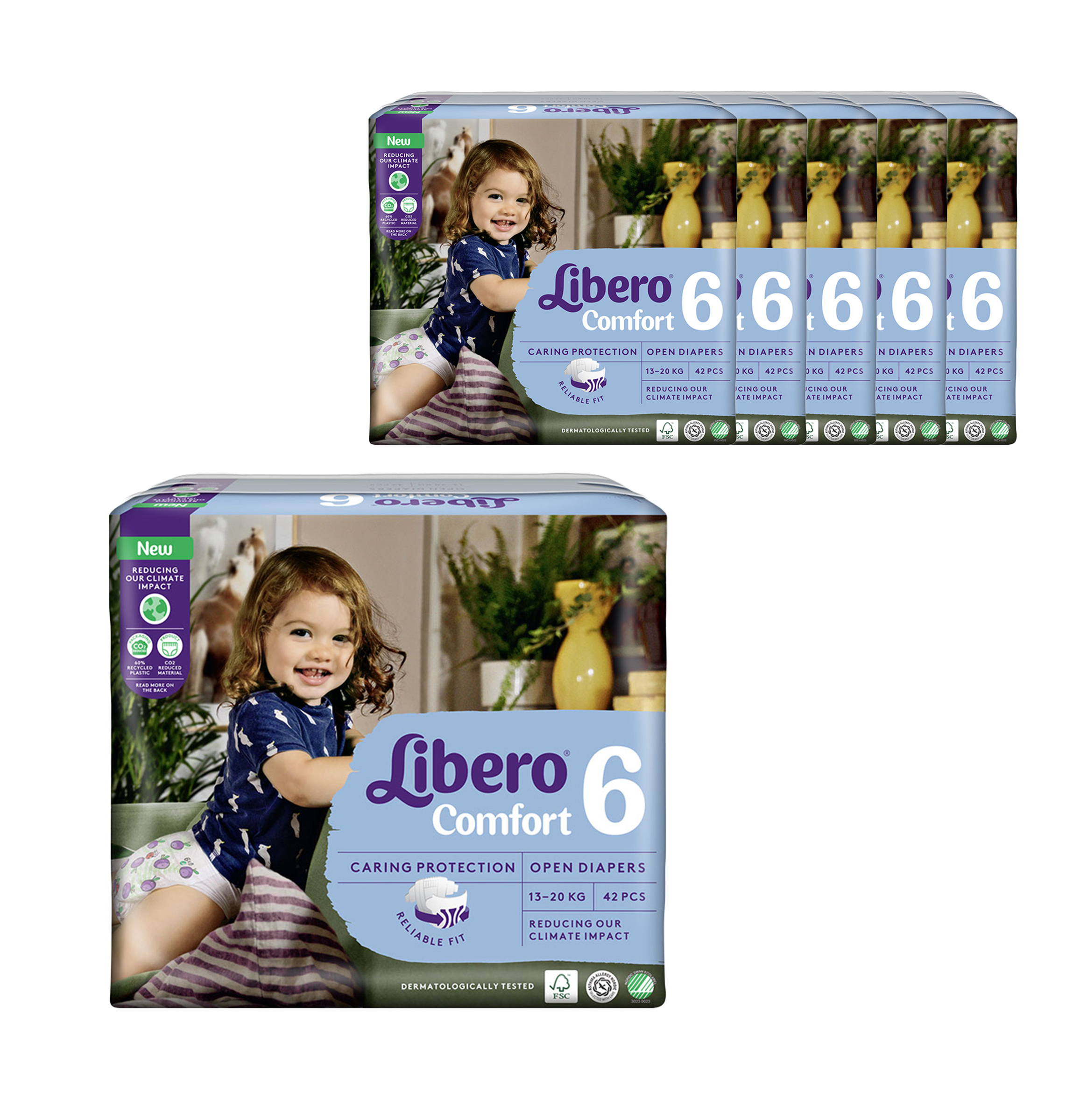 컴포트 밴드형 6단계 42매 6팩