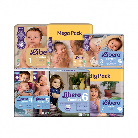 컴포트 기저귀 1~7단계 1팩 체험팩 모음전