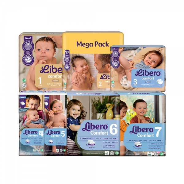 컴포트 기저귀 1~7단계 1팩 체험팩 모음전