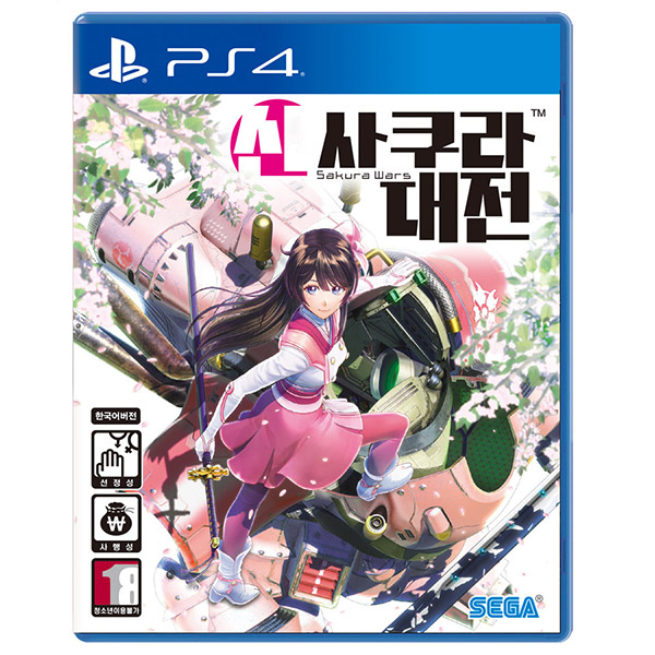 PS4 신 사쿠라대전 한글 초회판 / 미니포스터포함