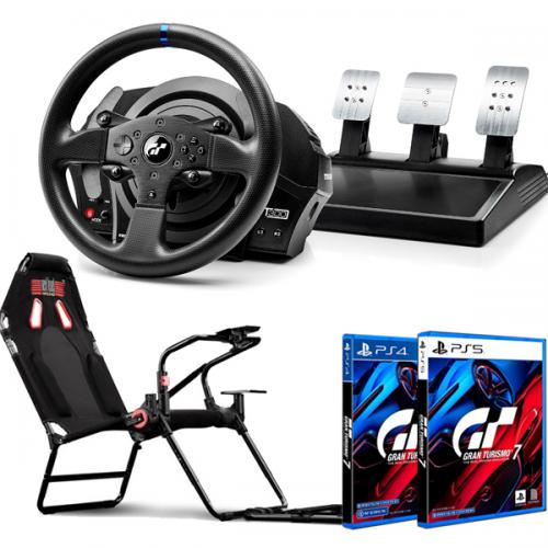 트러스트마스터 T300RS GT 레이싱휠 GTlite 시트 그란트리스모7 패키지 / PS5 PS4