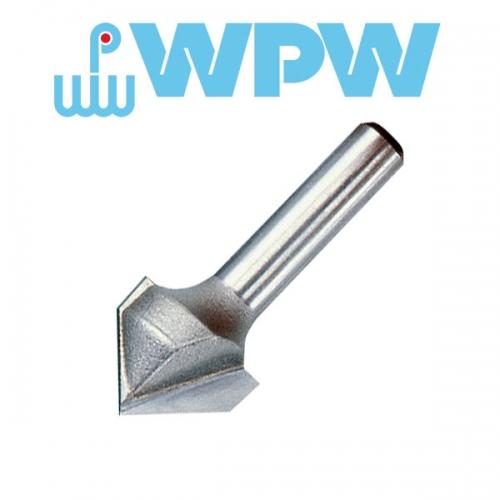 WPW 프로페셔널 V-홈 라우트비트 / 12mm샹크 루터날