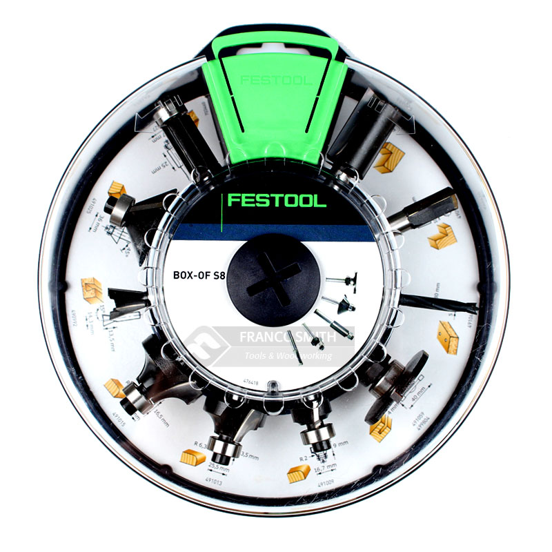 Festool S8-MIX 라우터 비트 세트 498979