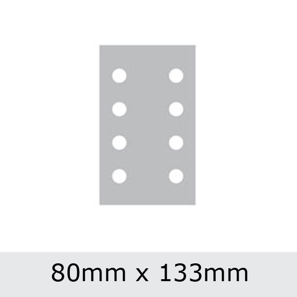 사각 샌드페이퍼 80x133mm RTX-400용 (Box 100ea)