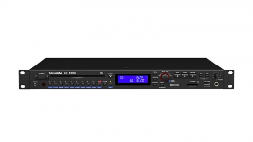 TASCAM CD-400U/1U CD/SD/USB Player with Bluetooth & FM/AM