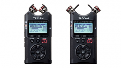 TASCAM DR-40X/Four Track Digital Audio Recorder and USB Audio Interface