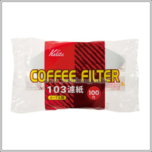 칼리타 커피필터 NK103WH(100매)