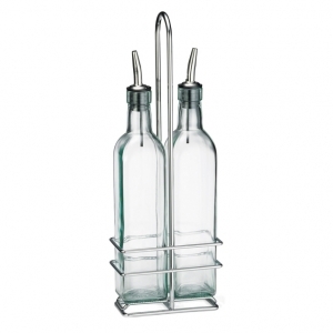 Oil Bottle Set with Chrome Rack 오일병 세트 H916N