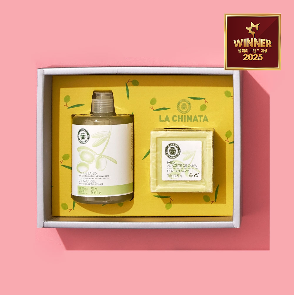클래식 올리브 샤워젤&사각비누 2종 세트