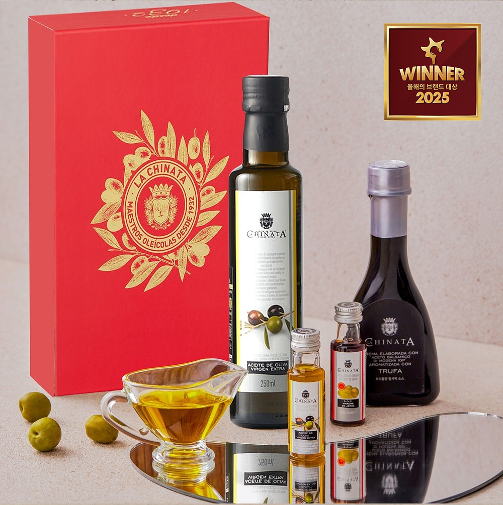 엑스트라버진 오일&발사믹 세트 1호 (엑스트라버진250ml 발사믹150ml 미니엑스트라버진25ml 미니비니거25ml)