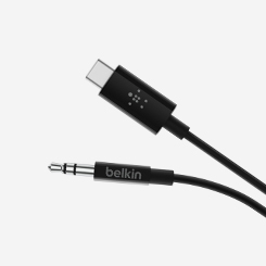 [벨킨공식수입원] 3.5mm 오디오 AUX to USB C타입 케이블 0.9m F7U079bt03