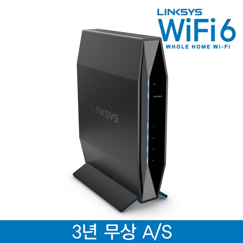 [링크시스공식수입원] 듀얼밴드 AX1800 WiFi 6 무선 공유기 라우터 기가비트 E7350