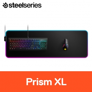 [스틸시리즈 공식수입원] QcK Prism Cloth XL RGB 마우스 패드