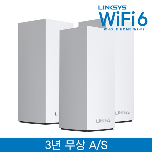 [링크시스공식수입원] 아틀라스 프로 6 MX5503 인텔리전트 메시와이파이 듀얼밴드 기가 WiFi6 유무선 공유기 3팩 AX5400 / PS5 연구실용 가정용 사업장용 맥북에어m1 오큘러스