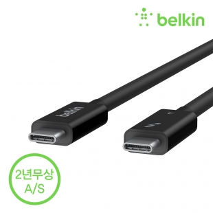 [벨킨공식수입원] 썬더볼트 4 C타입 PD 100W 40Gbps 초고속 케이블 INZ002bt2M